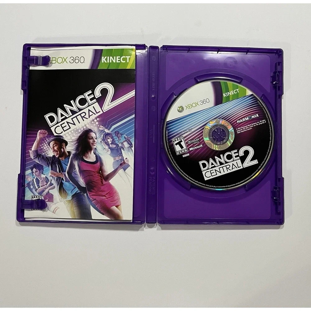 Lot Of 4 Xbox 369 Kinect Games Just Dance 2016, Dance Central 2 & 3, Adventures